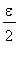 epsilon/2