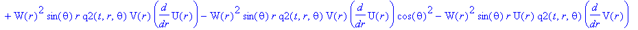 e56 := -1/2*delta*W(r)^2*(-2*W(r)^2*sin(theta)*r*V(r)^2*diff(omega(t,r,theta),t)+2*W(r)^2*sin(theta)*r*V(r)^2*diff(omega(t,r,theta),t)*cos(theta)^2+W(r)^2*sin(theta)*r*q2(t,r,theta)*V(r)*diff(U(r),r)-W...