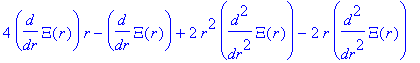 4*diff(Xi(r),r)*r-diff(Xi(r),r)+2*r^2*diff(Xi(r),`$`(r,2))-2*r*diff(Xi(r),`$`(r,2))