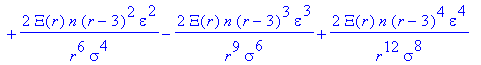 -2*Xi(r)*r^2*sigma^2/epsilon-2*(Xi(r)/r*(-n*r^4*sigma^2-r^4*sigma^2)-Xi(r)*r^2*sigma^2*(r-3))/r^3/sigma^2-2*(Xi(r)/r*(9*r-9-2*r^2)+Xi(r)/r*(r*n+2*r-3)*(r-3))/r^3/sigma^2*epsilon+2*Xi(r)/r^6*n*(r-3)^2/s...