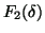 $ F_2(\delta)$