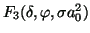 $ F_3(\delta,\varphi,\sigma