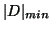 $ \vert D\vert _{min} $