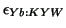 $ \epsilon _{Yb:KYW}