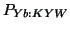 $ P_{Yb:KYW} $