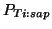$ P_{Ti:sap} $