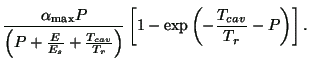 $\displaystyle \frac{{\alpha _{\max }P}}{{\left(