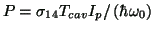 $ P = \sigma