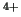 $ ^{4+}$