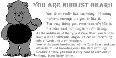 take the disfunctional carebear quiz