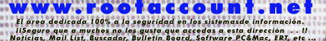 Click para ir a la p�gina m�s interesante sobre bugs y seguridad en espa�ol