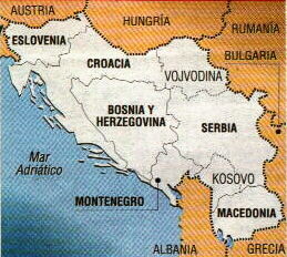 La rep�blica Federal de Yugoslavia en 1990 (36003 bytes)