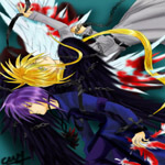 Dark & Krad, bound in bloody fate... DN Angel. (1st Feb 2004)
