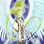 "Krad", the cold-blooded angel from DN Angel. (4 Dec 2003)