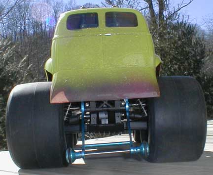 Narrowed T-Maxx Rear End&nbsp; Dynamite Slicks