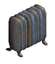 Trashy decorative radiator