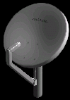 PrimeSim satellite dish