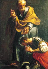 Peter Baptizing Cornelius
the Centurion Trevisani 1709
