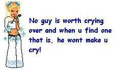 This isn't always true, but it is most of the time! Tears of joy are good!