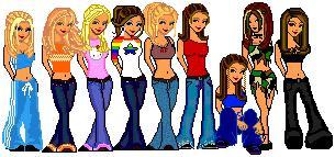 This is supposed to be Chiara, Courtney, Amelie, Stephanie, Carly, Kristine, Nikki, Mylissa, and Me!