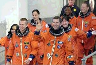 Photo taken January 16th, 2003, the day the astronauts left Earth.