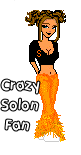 the typical Solon fan at a football game!
