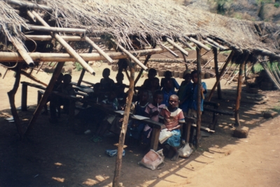 Government School Bangwi. What happens when it rains?