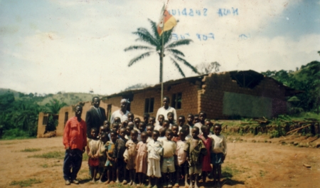 When we neglect our children we neglect our future. School in Mbom.