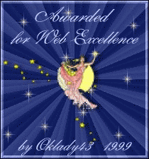 Oklady43's Award of Web Excellence