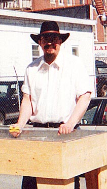 Michael in a cowboy hat