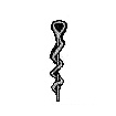 staff (signifies authority/leadership)
