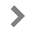 stylised eye profile, (looked for)
