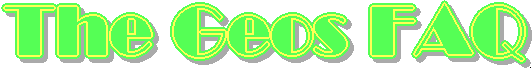 The Geos FAQ