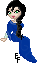  A mini doll for a past layout.(formal)