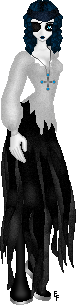  A mysterious stranger used in my pirate role play. She's a gothic pirate from another world.