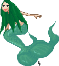 A mermaid. 