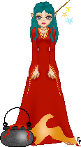  A witchy elf made for a contest.