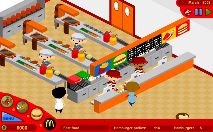 CLICK HERE TO PLAY McDONLDS GAME - PLEASE GIVE GAMES TIME TO LOAD.....