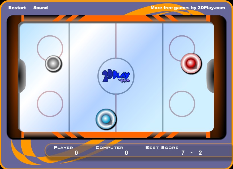 CLICK HERE TO PLAY 2D AIR HOCKEY - PLEASE GIVE GAMES TIME TO LOAD.....