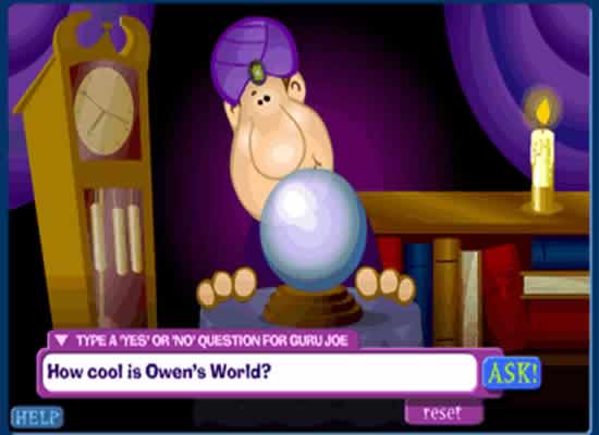 CLICK HERE TO PLAY ASK GARU JOE - PLEASE GIVE GAMES TIME TO LOAD.....