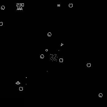 CLICK HERE TO PLAY ASTEROIDS - PLEASE GIVE GAMES TIME TO LOAD..... 
