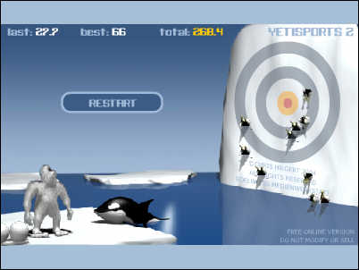 CLICK HERE TO PLAY YETISPORT ORCA SLAP - PLEASE GIVE GAMES TIME TO LOAD..... 