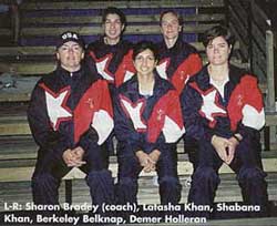 1999 National Team with Coach Sharon Bradey