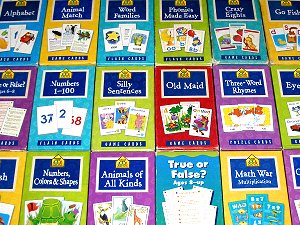 flash cards and games
