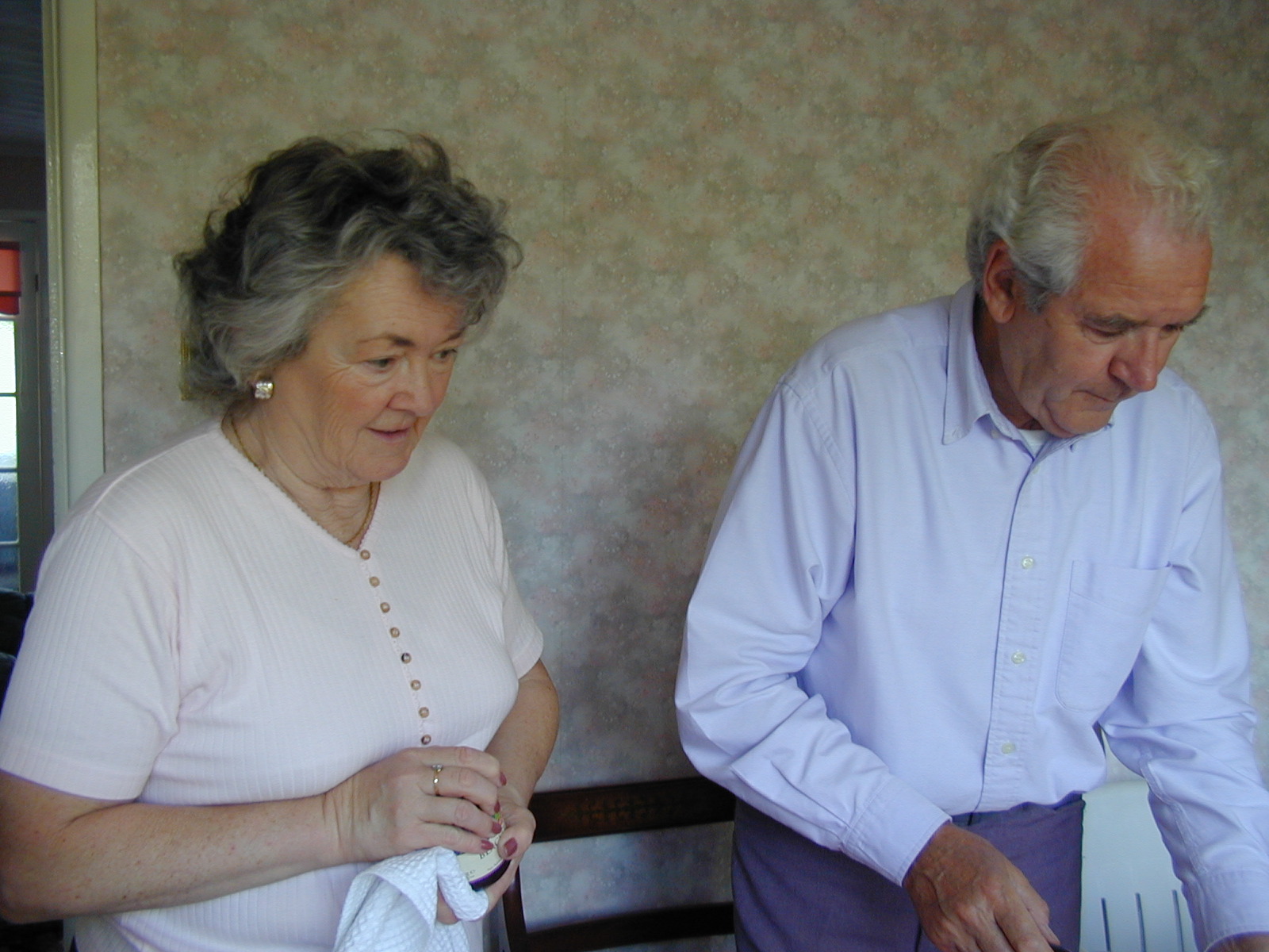 Colette Campbell with her husband, Don