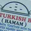 turkish bath sign