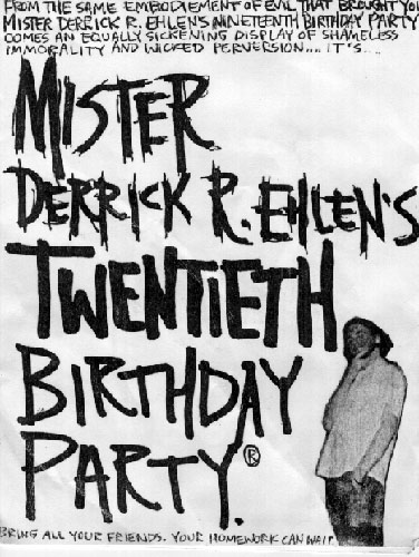 Mister Derrick R. Ehlen's Twentieth Birthday Party