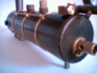 Rear angle view of BOILER JACKET in place