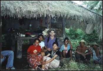 Na casa dos locais Lombok - Indon�sia