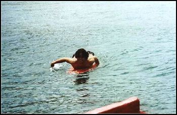 Voltando das ondas - Lombok - Indon�sia